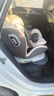 Heekin德国 儿童安全座椅汽车用0-4-12岁婴儿宝宝360度旋转ISOFIX硬接口 尊享灰(遮阳棚+上拉带+侧保护) 实拍图