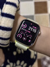 Apple/苹果 Watch Series 10 智能手表GPS款42毫米玫瑰金色铝金属表壳淡桃粉色运动型表带S/M MX1R3CH/B 实拍图