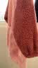 红豆居家（Hodohome）儿童睡衣女童冬季法兰绒保暖家居服女孩加绒加厚睡袍浴袍700粉165 实拍图