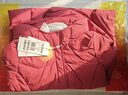 坦博尔羽绒服女中长款连帽休闲妈妈款加厚外套510506D 国风红提花 160  实拍图