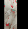 红豆女童睡裙纯棉春夏季薄款家居服儿童短袖套头睡衣A类Q3328白色110 实拍图