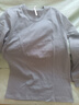红豆内衣男纯棉抑菌秋衣秋裤男全棉紧密赛络纺打底内衣 雾蓝 实拍图