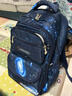 智多宝新款书包小学生男孩大容量1-3-4-6年级男童减压减负儿童双肩背包 大号星空蓝+（笔盒+手表+挂饰） 实拍图