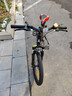 凤凰（Phoenix）儿童自行车山地车男女学生脚踏车6-15岁童车 霸道 黑红色 20寸 实拍图