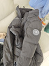 京东京造羽绒服男25秋冬新款90鸭绒衣服长款宽松连帽保暖外套 黑色 XL 实拍图