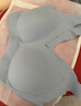ubras【2件装】无尺码免拆V领内衣女背心美背粉底液色文胸罩无痕隐形 裸感肤+奶盐蓝 实拍图