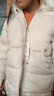 雅黛丝薇羽绒棉服女中长款2025冬季新款韩版小个子加厚显瘦棉袄棉衣外套女 米白色 XL （120-130斤） 实拍图