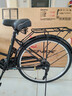 凤凰（Phoenix）自行车女款男式复古普通勤新型省力上班代步轻便家用老式城市单车 26寸【全轴承/超轻便】仿蝶雅黑 实拍图