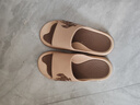 回力运动拖鞋男浴室内户外不易滑厚底凉拖鞋HL39391棕色45-46码 实拍图