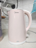 美的（Midea）电热水壶0涂层烧水壶母婴级316L不锈钢内胆 1500W快速加自动断电1.7升容量MK-HJ1705-PRO 实拍图