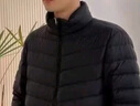 鸭鸭（YAYA）黄晓明同款轻薄羽绒服男士新款秋冬季立领短款运动百搭排骨外套 黑色 XL (建议155-170斤) 实拍图