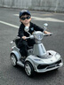 久好儿童遥控电动摇摇车摩托车可坐大人3-6岁宝宝四轮小孩电瓶车 实拍图