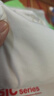 京东京造长袖t恤男5A抑菌新疆棉圆领衣服男装打底衫 白色 L 实拍图
