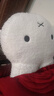可爱Miffy米菲兔子玩偶卧室靠垫生日礼物床上靠枕沙发毛绒 米菲兔头抱枕 35cm*25cm 含枕芯 实拍图