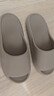 优调拖鞋男足弓支撑居家防臭夏季浴室洗澡防滑情侣拖鞋女 浅灰色42-43 实拍图