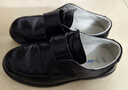 芭芭鸭儿童皮鞋男童黑色英伦风演出鞋校园软底单鞋XD-BG35823 黑色 32码 实拍图