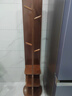 唯博思实木穿衣镜全身镜子落地镜一体家用卧室可旋转衣帽架多功能置物架 胡桃色【B58底盘款40cm】 实拍图