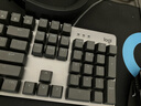罗技（Logitech）K845机械键盘 有线键盘 办公电脑打字键盘  电竞游戏发光全尺寸个性化定制键帽 K845青轴+极昼透光键帽 实拍图