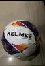 卡尔美（KELME）青少年足球成人足5号球学生中考比赛训练用球 5号9886130 白荧光蓝 实拍图
