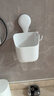 懒角落吸盘卫生间置物架洗脸巾二次收纳盒浴室墙上免打孔壁挂式收纳架 实拍图