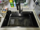 卡琥U8pro集渣304不锈钢水槽大单槽厨房家用左侧排水洗碗槽洗菜盆9050 85×48枪灰【左右下水可选】 实拍图