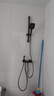 Wuzory【德国】全铜主体简易淋浴花洒套装卫生间浴室无顶喷浴缸洗澡喷头 钢琴按键简约花洒套装【枪灰】 精铜加厚主体丨带增压喷枪设计 实拍图