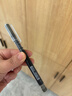 得力（deli）直液笔速干笔签字笔 0.5mm全针管中性笔 商务办公学生水笔走珠笔 黑色 12支/盒SF855 实拍图