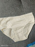 纯棉内裤女7A抗菌全棉底裆舒适透气亲肤中腰女士纯色简约三角短裤 1条装【随机颜色】 XL （105-130斤） 实拍图