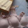 ubras虞书欣同款无尺码内衣女无痕隐形3A抗菌无钢圈文胸罩冷桃粉常规版 实拍图