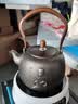 晋韵堂中华老字号禅茶一味无涂层铸铁壶烧水壶煮电陶炉茶壶煮茶壶茶具 禅茶一味鎏金 1400ml 实拍图