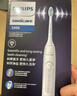 飞利浦（PHILIPS）【肖战推荐】声波电动牙刷钻石3系 圣诞礼物 情侣送男生/女友 微泡水流HX5181/01皓月白 国家补贴 实拍图