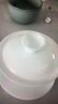 京器丨京红运真裸价·冰种玉瓷三才盖碗陶瓷茶杯茶具白瓷泡茶器 实拍图