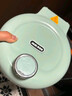 奥克斯（AUX） 电饼铛家用小型1-2人双面三明治早餐机煎饼烙饼锅迷你小号20CM多功能煎烤机烤肉锅 迷雾蓝1-2人食 实拍图