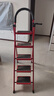 忆琳居伸缩梯人字梯梯子家用梯伸缩人字梯家用梯子折叠梯铝合金人字梯 实拍图