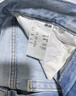优衣库常规款女装男装宽松廓形牛仔裤/弯刀镰刀裤子479000 482280 479000/62粉蓝色 27 /160/68A 实拍图