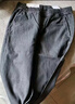 优衣库女装棉质牛仔舒适九分裤/水洗产品休闲百搭478995 473801 478995/08深灰色 S 实拍图