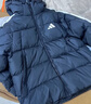 adidas 600蓬休闲保暖鸭绒连帽羽绒服男装秋冬阿迪达斯官方轻运动   黑色   XL 实拍图