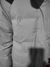 雅鹿冬季羽绒服女2025新款中长款时尚冬装连帽加厚派克服韩版外套女装 灰蓝色 M 160 【推荐110-130斤】 实拍图