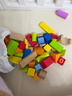 Hape(德国)进口山毛榉木质玩具80粒数字字母积木宝宝圣诞礼物E8022 实拍图