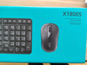 雷柏（Rapoo）X1800S 键鼠套装 无线键鼠套装 办公键盘鼠标套装 防泼溅 电脑键盘 鼠标键盘 黑色 实拍图