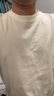 京东京造长袖t恤男5A抑菌新疆棉圆领衣服男装打底衫 白色 L 实拍图