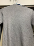 恒源祥羊毛衫女秋冬加厚打底毛衣修身内搭半高领针织衫 灰色 L 建议110-120斤 实拍图