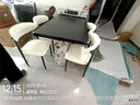 若忆诗琦极简风岛台高端轻奢岛台一体餐桌可伸缩倒台家用客厅岩板岛台餐桌 【泡茶+电磁炉款】岛台餐桌+真皮靠背椅X6 2.0m -拉伸总长235-280cm 实拍图