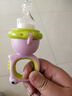 babycare婴儿果蔬食物咬咬袋硅胶宝宝吃水果辅食器婴儿牙胶4月+ 沃格粉 实拍图