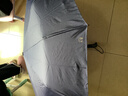 天堂 全自动雨伞三折 10骨加固一键开收易甩干简约晴雨伞 藏青 实拍图