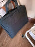 得力（deli）(deli)加宽立体办公手提袋/会议包/事务包/文件包/商务拉链袋电脑公文包男 灰色  实拍图
