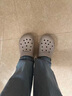 CROCS卡骆驰洞洞鞋贝雅男鞋女鞋轻便耐磨一脚蹬拖鞋休闲鞋|10126 卵石色-2V3 41 /42(260mm) 实拍图