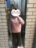 亚瑟士（asics）童装25年冬季儿童柔软舒适三防轻薄保暖羽绒服【高充绒量】 粉色 清洁度1000-鸭绒 160 充绒量98.5g 实拍图