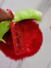 仿獭兔毛小柿子可爱书包包挂件毛绒球玩偶公仔汽车钥匙扣挂饰礼物 1个装【柿柿如意挂件】 1个装 实拍图