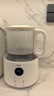 海尔恒温电热水壶1.5L 速热烧水壶煮茶壶冲泡奶粉调奶器 保温除氯不锈钢加热盘电热水壶H207白色 实拍图